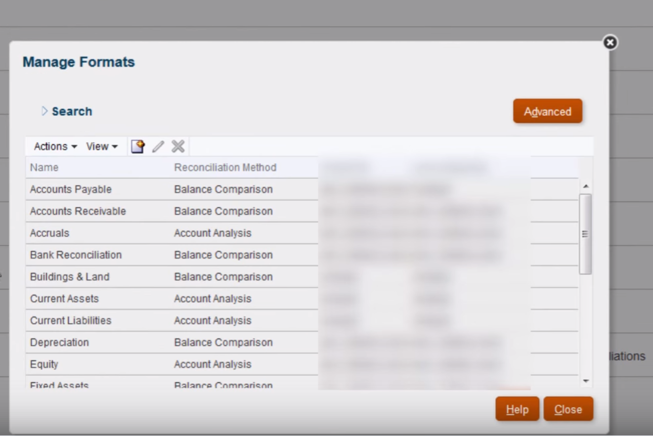 Account Analysis Reconciliation in Oracle Hyperion ARCS & ARM