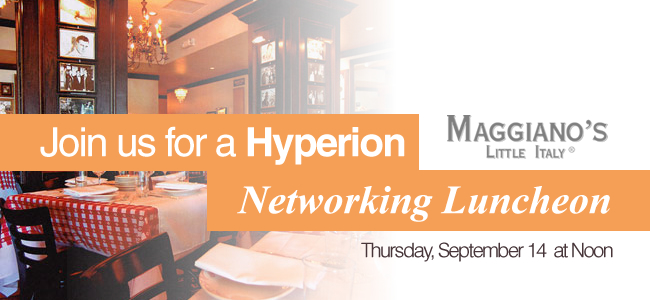 Hyperion user in Austin? Join us for lunch!