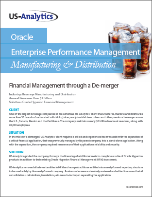 US-Analytics HFM Success Story