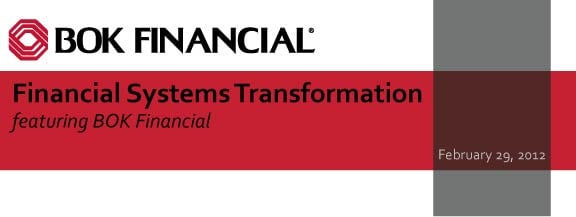 Financial Transformation Dinner Featuring BOK Financial Recap