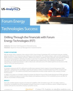 US-Analytics Oracle Hyperion Financial Management Success Story