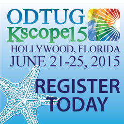ODTUG Kscope15: Save $300 on Registration with Code USA!