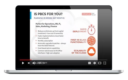Webinar Replay: How to Automate Planning with PBCS