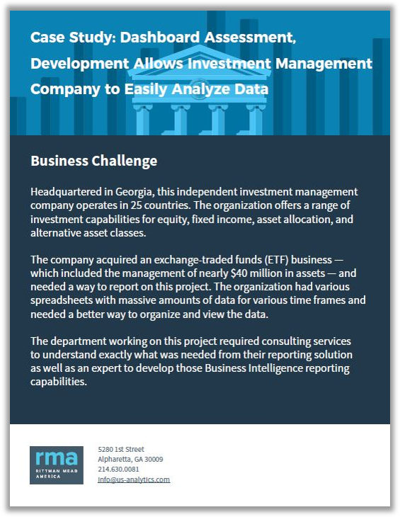 Investment Management Company Case Study