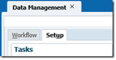 Workflow tab