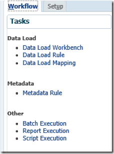 Workflow tab