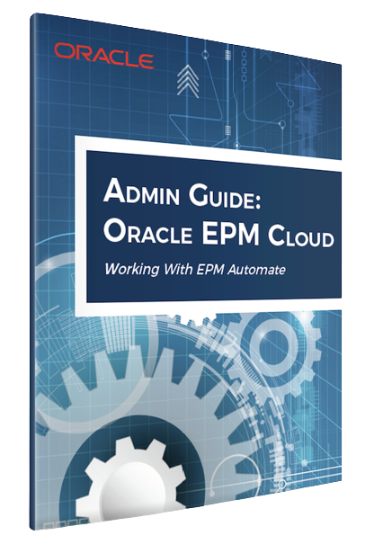Oracle Admin Guide: Working with EPM Automate