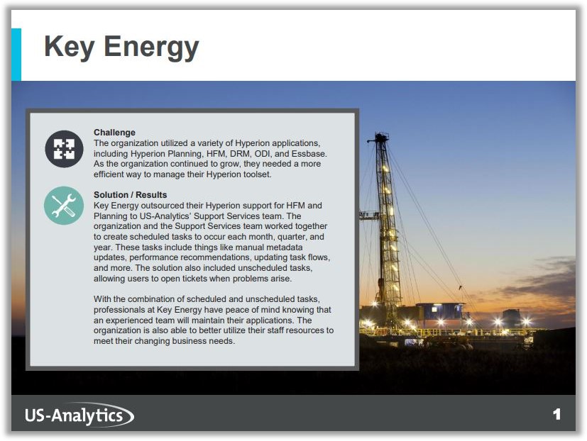 key energy support services