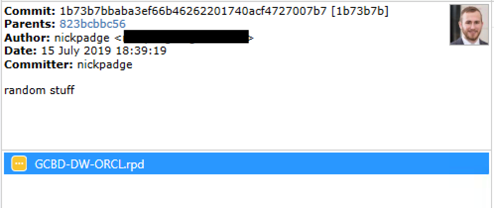 obiee comparing rpd files with git_1