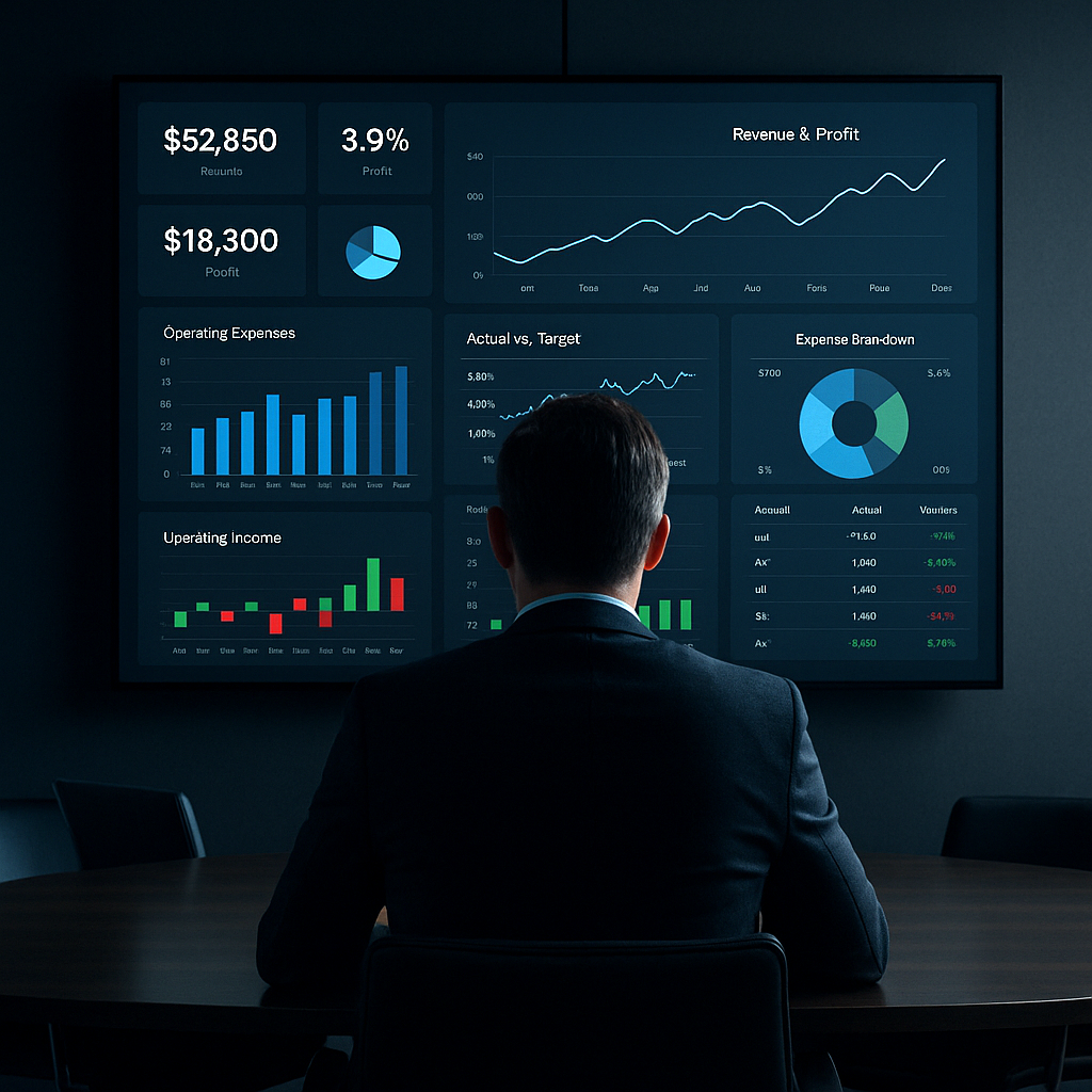 Executives don’t want more reports — they want answers.