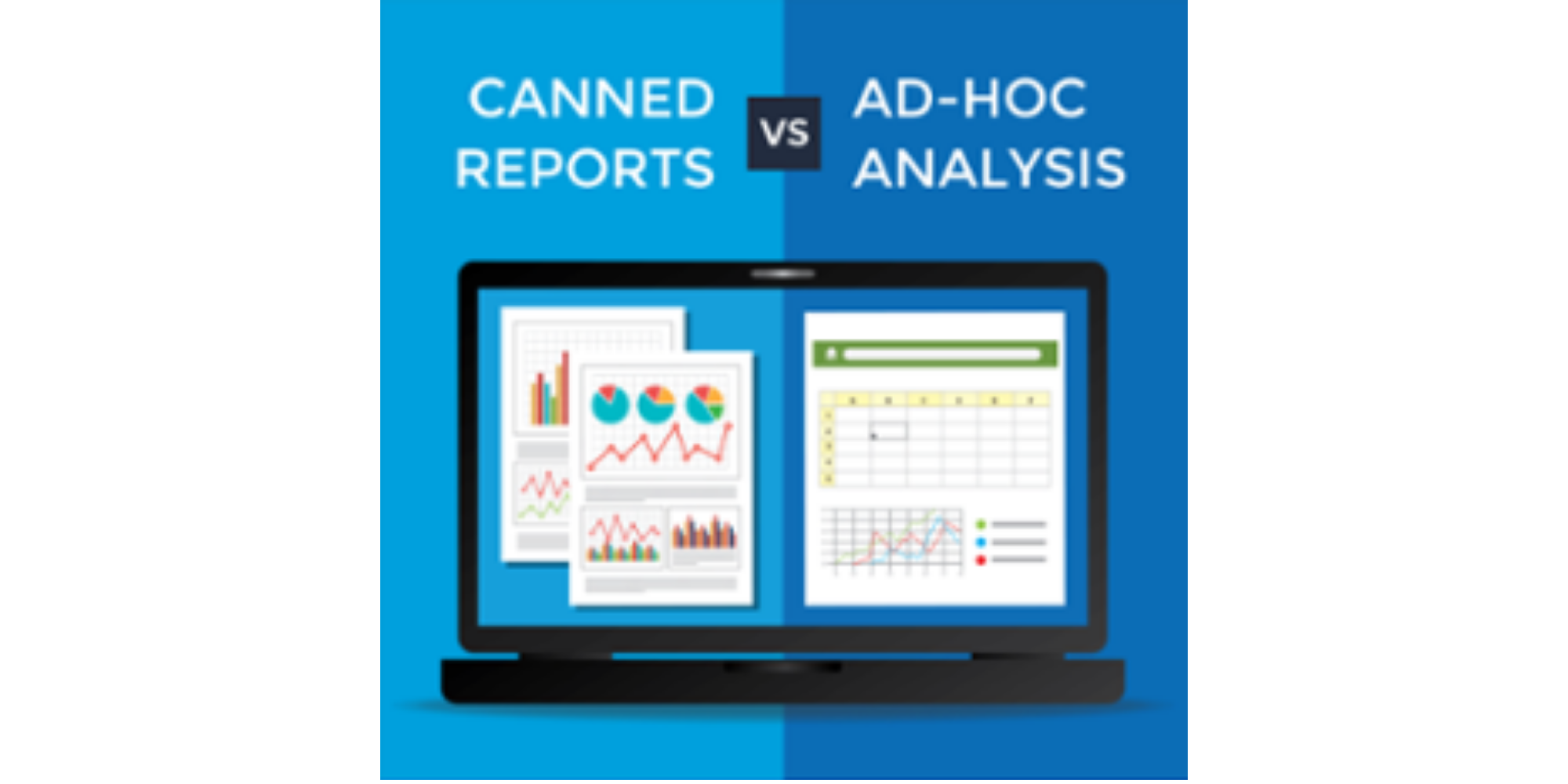 Canned Reports vs. Ad-hoc Analysis: Which to Use and When [Infographic]