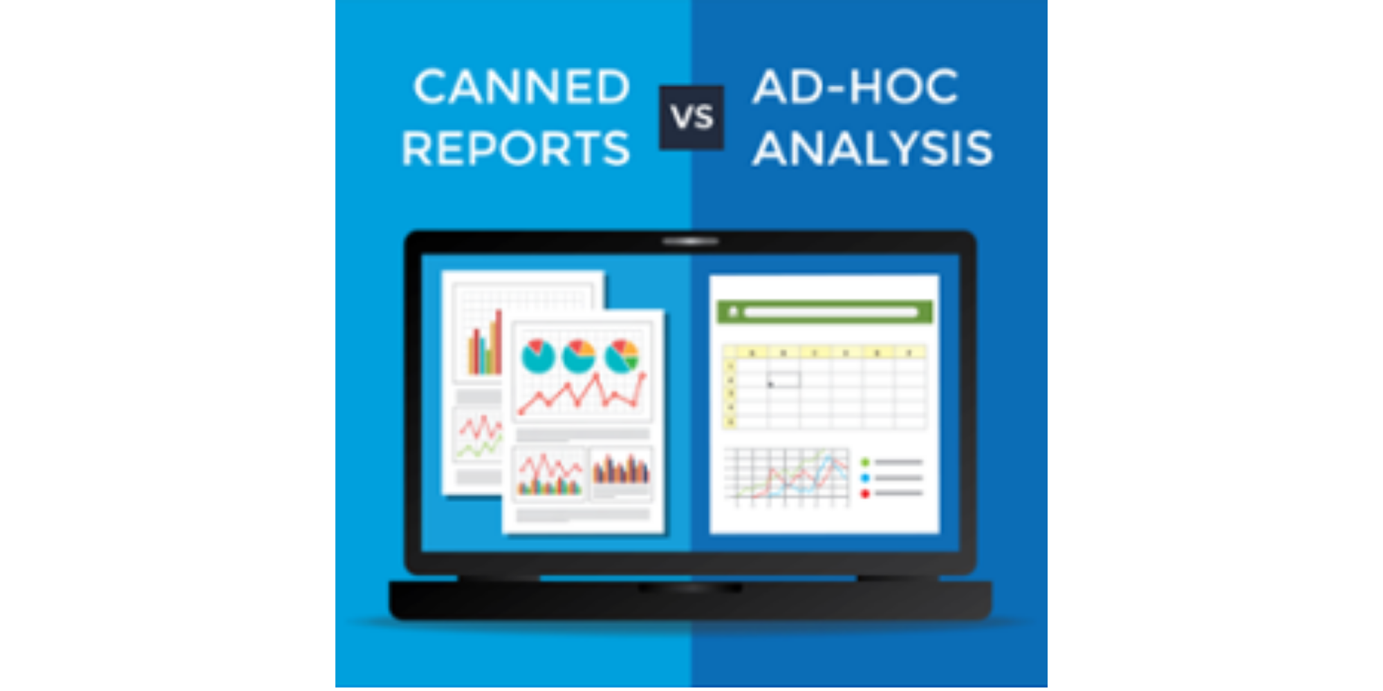 Canned Reports vs. Ad-hoc Analysis: Which to Use and When [Infographic]