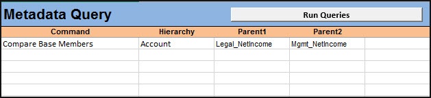 HFM Metadata Utility 2.0: New Query Function