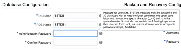 Database Configure