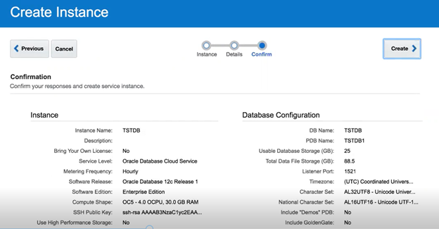 Create Instance